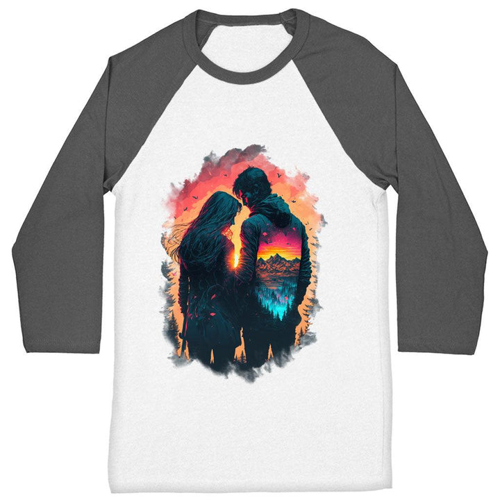 Nature Print Baseball T-Shirt - Couple T-Shirt - Art Baseball Tee - MRSLM