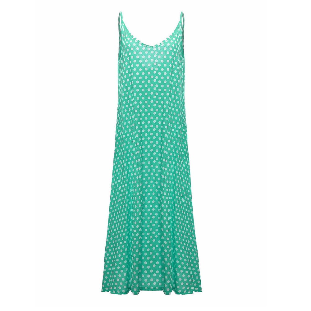 Women's Cami Dot Printed Maxi Dresses