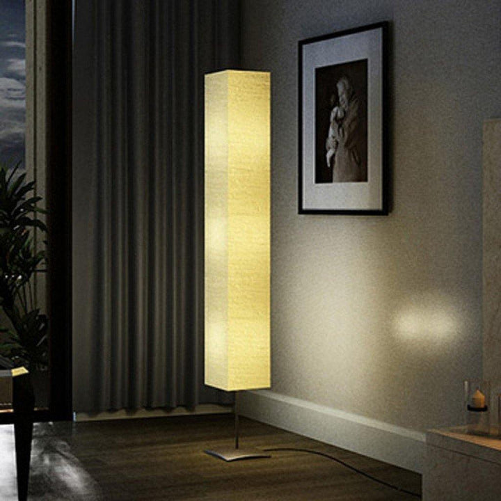 Floor lamp Contemporary floor 1.70 m. in rice paper. - MRSLM