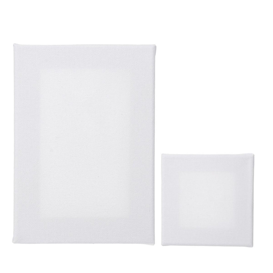 10Pcs White Blank Square Artist Canvas for Canvas Oil Painting Wooden Board Frame For Primed Oil Acrylic Paint - MRSLM