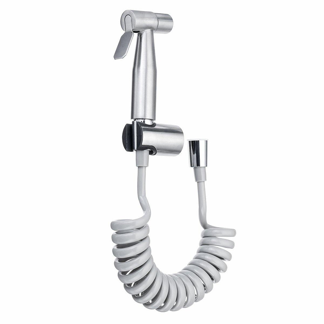 Toilet Bidet Sprayer Stainless Steel Hand Held Shattaf Bathroom Shower Head 1.5M/2M Hose - MRSLM