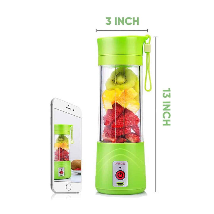 13-Ounce USB-Rechargeable Fruit Blender