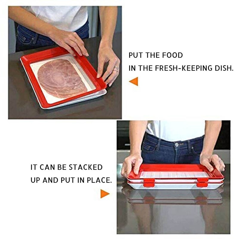 Creative Reusable Food Storage Tray