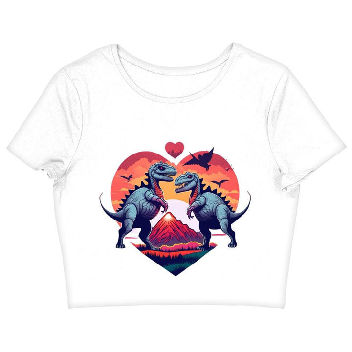 Fantastic Women's Cropped T-Shirt - Animal Cartoon Crop Top - Colorful Cropped Tee - MRSLM