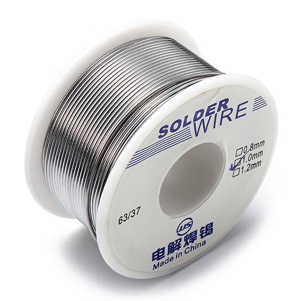 100g 63/37 0.6/0.8/1.0/1.2/1.8mm Tin Lead Soldering Wire Reel Solder Rosin Core - MRSLM