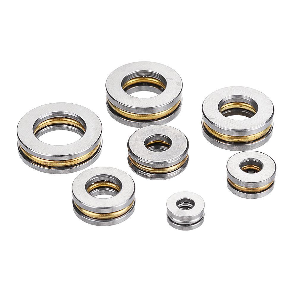 Machifit 5pcs Flat Thrust Ball Bearing ID. 2.5/3/4/6/7/8mm Mini Miniature Bearings F25-6 F3-8 F4-10 - MRSLM