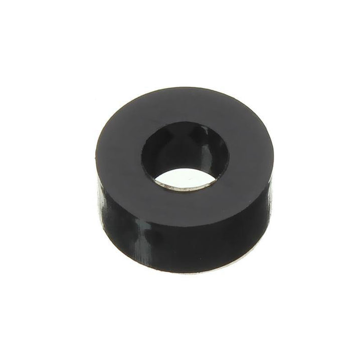 Suleve 200Pcs Flat Nylon Washer Black Round Spacer Washer Standoff Fastener Hardware 7*4*L - MRSLM