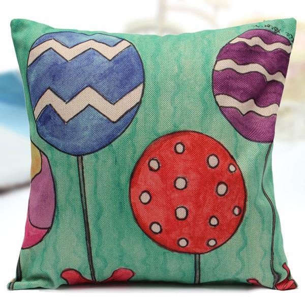 Christmas Candy Series Pillow Cases Home Sofa Square Cushion Cover - MRSLM