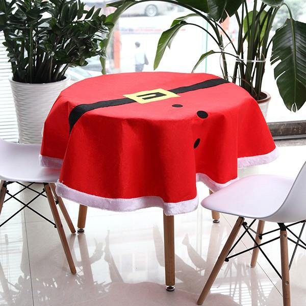 Christmas Suit Tablecloth Tableware Mat Table Runner Tablecloth Desk Cover Bowl Heat Insulation - MRSLM