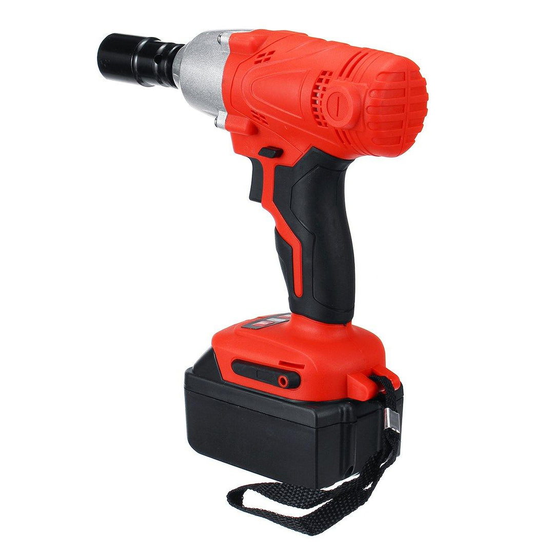 128VF/188VF Electric Wrench 350Nm High Torque Impact Wrench Cordless 1/2 Batteries 1 Charger - MRSLM