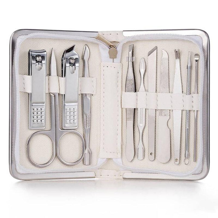 11/26 Pcs Nail Clipper Manicure Set Stainless Steel Nail Cutter Scissor Cuticle Nipper Nail Tools Set - MRSLM