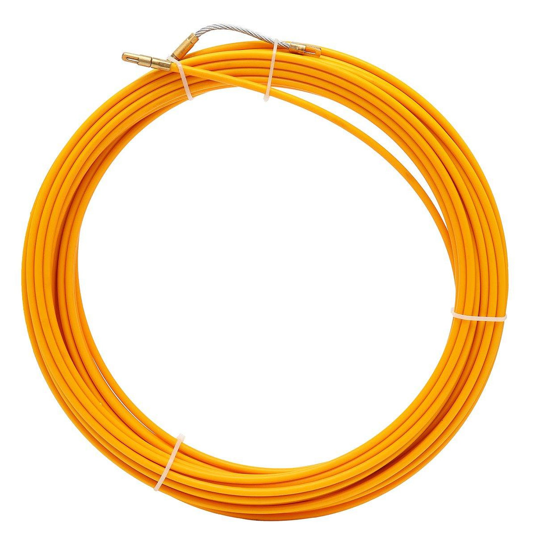 10M/20M/30M 6mm Fiberglass Cable Puller Fish Tape Reel Conduit Ducting Rodder Pulling Puller - MRSLM