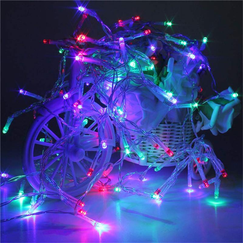 500LED 100m String Fairy Light 8 Modes Waterproof Xmas Party Wedding Curtain - MRSLM