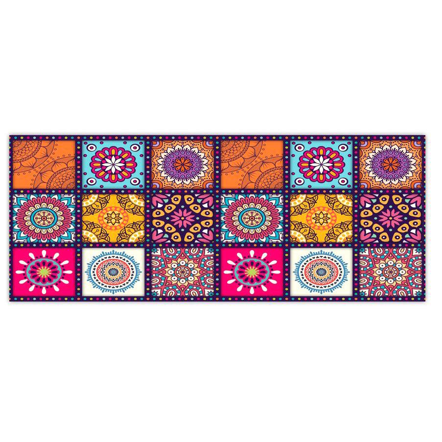 Floor Mat Rugs Non-slip Kitchen Home Bathroom Door Entrance Carpet Bohemian 40*60CM/60*90CM/60*180CM - MRSLM