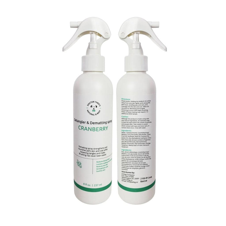 Dog Cranberry Detangler & Dematting Spray - MRSLM