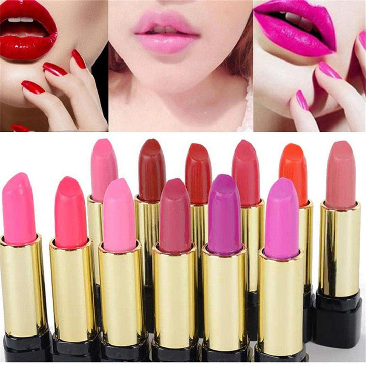 Vampire Velvet Matte Matte Dusty Rose Lipstick Deep Red Lip Sticks Waterproof - MRSLM