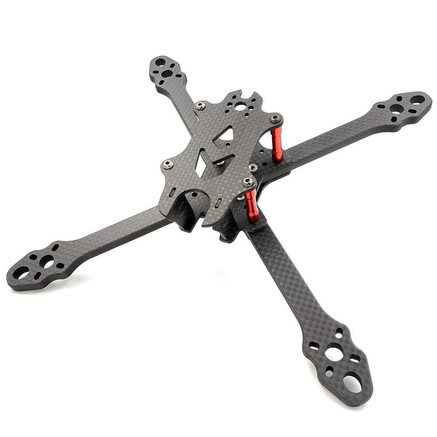 AlfaRC RaptorTX 5 Inch 215mm / 6 Inch 245mm / 7 Inch 270mm 6mm Arm Frame Kit for RC Drone FPV Racing - MRSLM