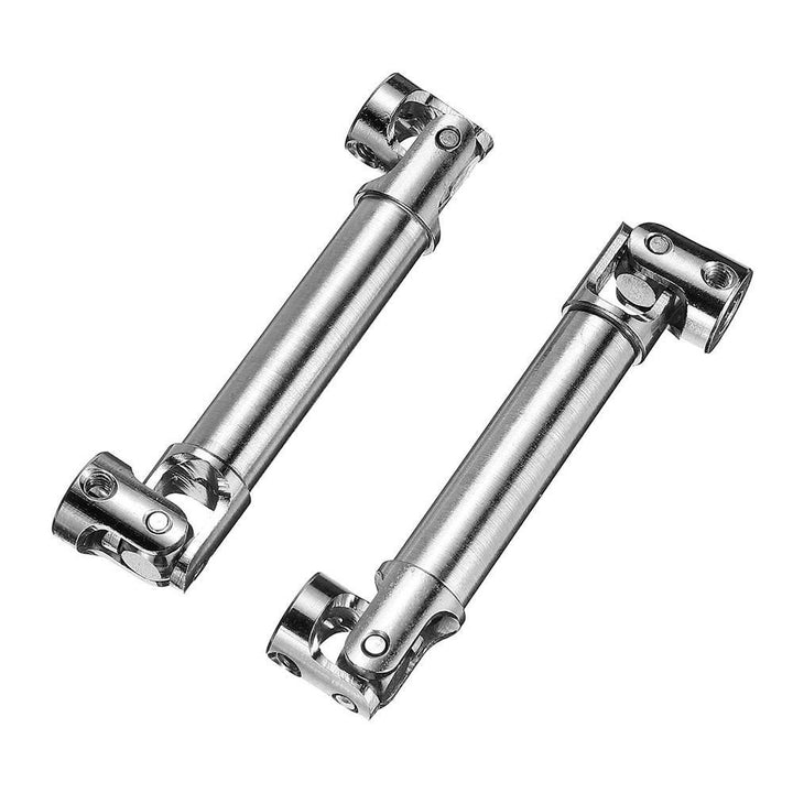 URUAV 2PCS Upgrade Parts Silver Metal Drive Shaft For WPL HengLong 1/16 RC Crawlers Car - MRSLM