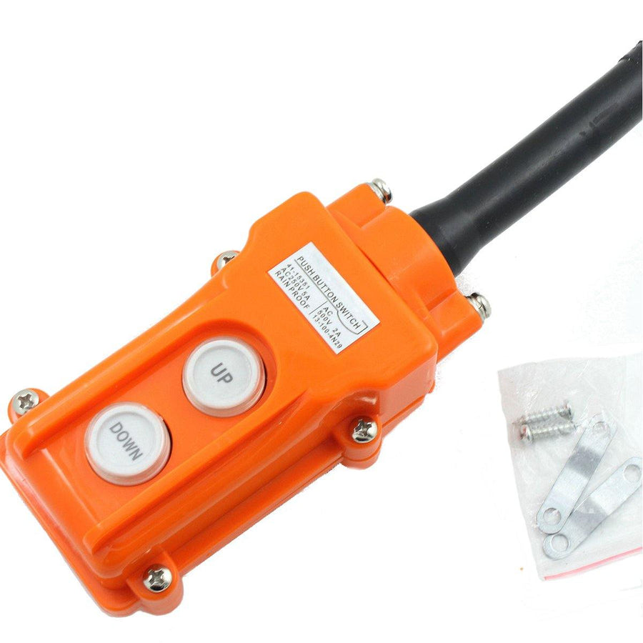 Crane Pendant Control Hoist Push Button Switch Station Up-Down Rainproof Button - MRSLM