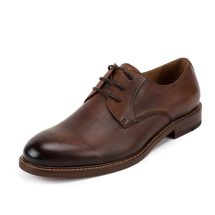 Lace-up Young Men's Leather Shoes - MRSLM