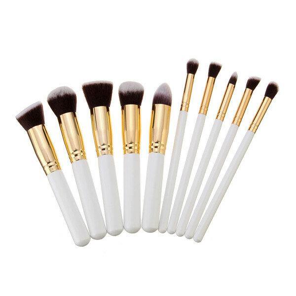 10Pcs Makeup Brushes Kit Set Blush Face Foundation Powder Cosmetic Brush Professional - MRSLM