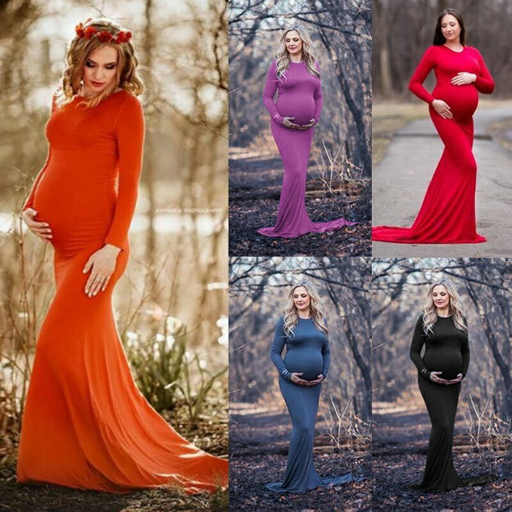 Women's Long Maternity Dress