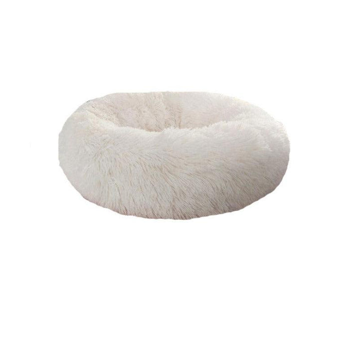 40-100cm Pet Supplies Kennel Round Plush Pet Nest Padded Soft Warm For Cat Bed Mat Pad - MRSLM