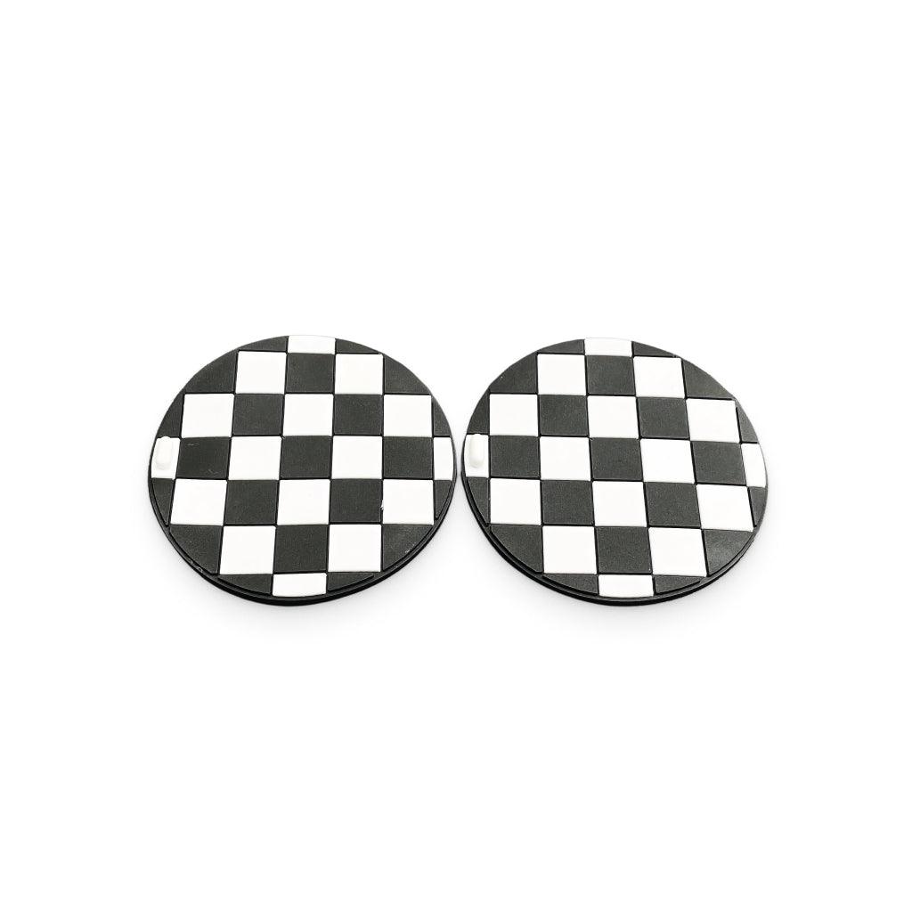 Checkerboard-Print Cup Coaster - MRSLM