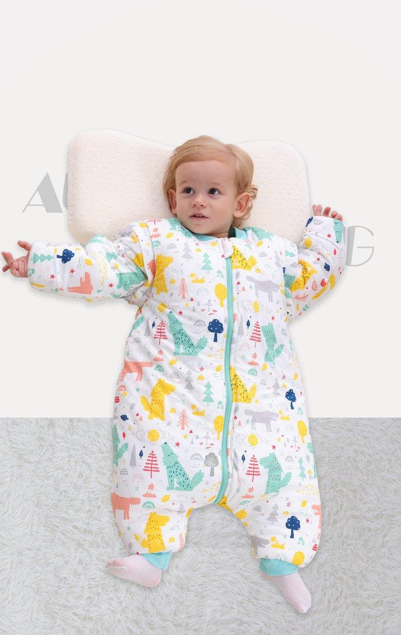 Baby Sleepsacks Cartoon Pattern Baby Sleeping Bag Carriage Sack for Newborn Split Leg - MRSLM