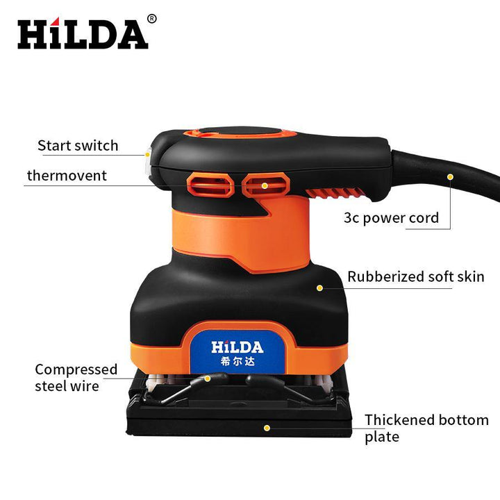HILDA 240W/320W Mini Electric Polishing Sander Woodworking for Polishing Wood Metal - MRSLM