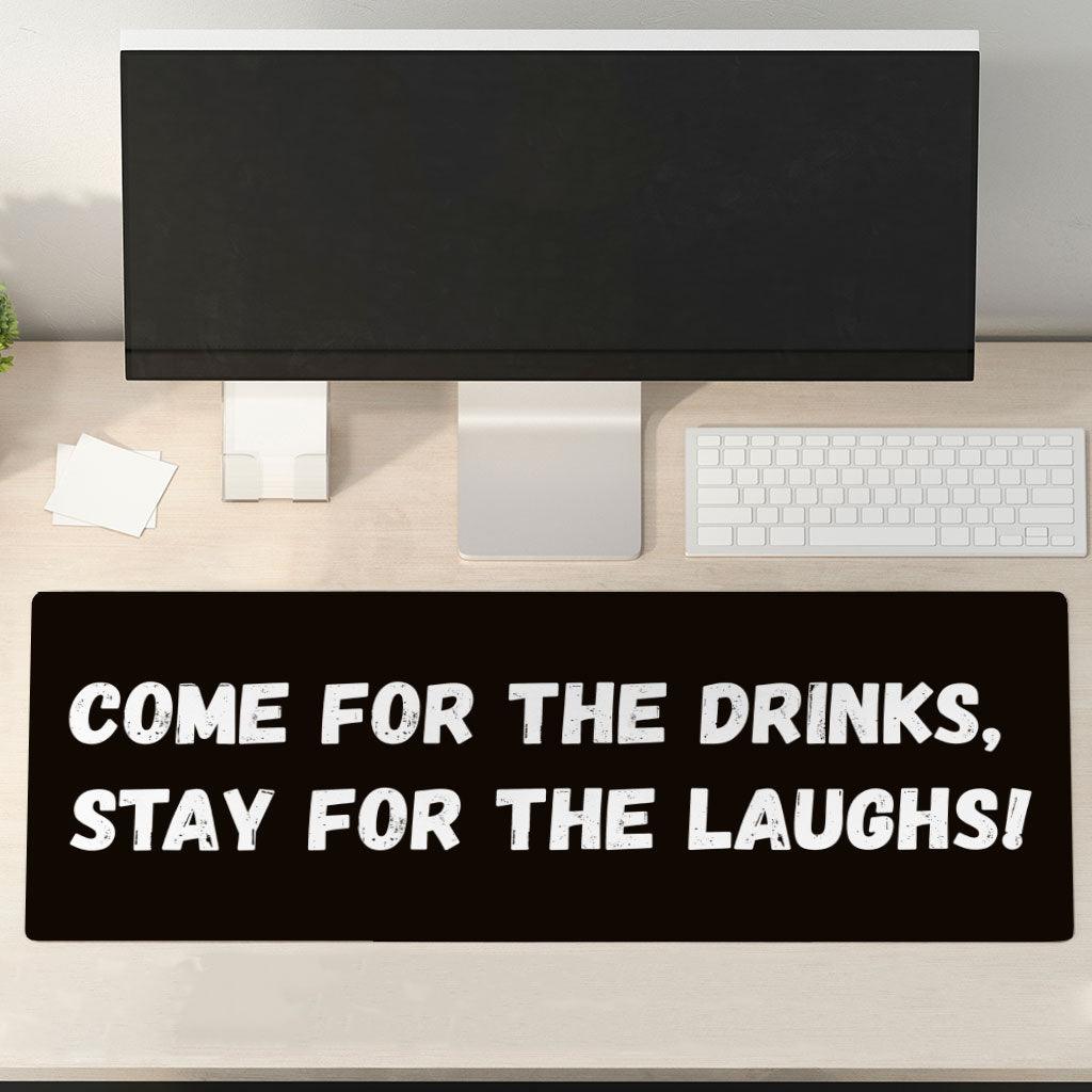 Funny Quote Desk Mat - Funny Saying Desk Pad - Cool Design Laptop Desk Mat - MRSLM