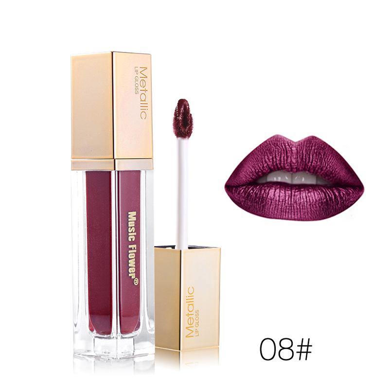 8 Colors Shimmer Lip Gloss Liquid Lip Stick - MRSLM