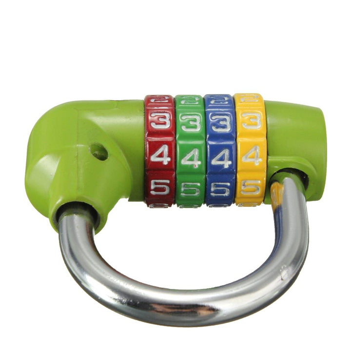 4 Digit Resettable Combination Padlock Travel Luggage Bag Diary Suitcase Code Security Lock - MRSLM