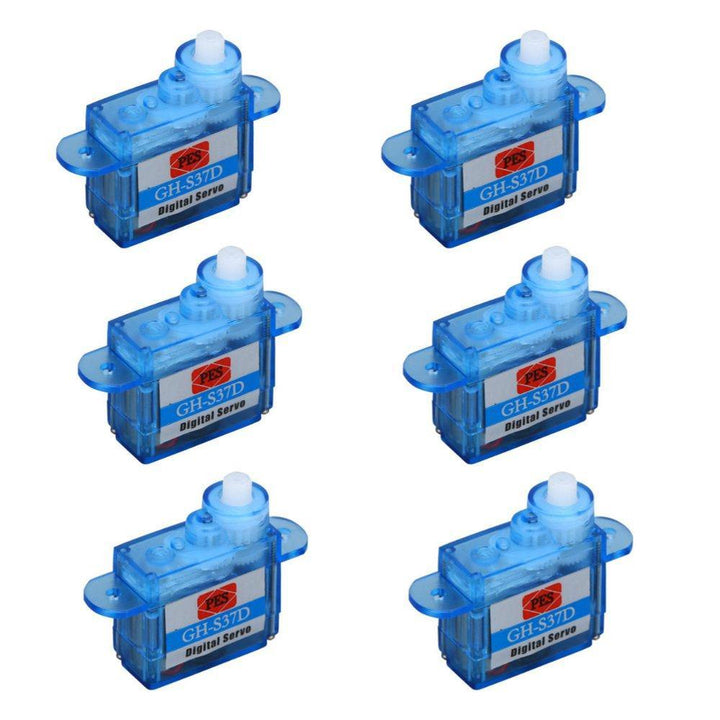 6PCS 3.7g Micro Digital Servo GH-S37D For RC Airplane Helicopter - MRSLM