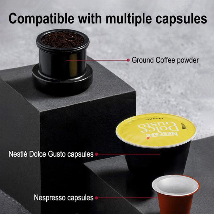 HiBREW ACM009 Multifunctional Portable Coffee Machine Coffee Powder Nespresso and Dolce Gusto Capsule - MRSLM