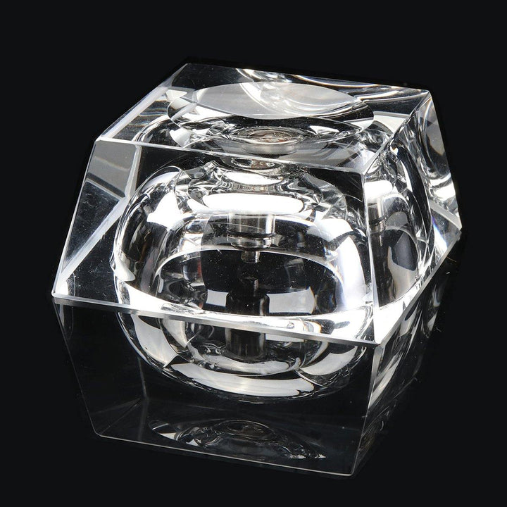 60mm Solar System Metal Square Base Crystal Engraving Ball Decorations - MRSLM