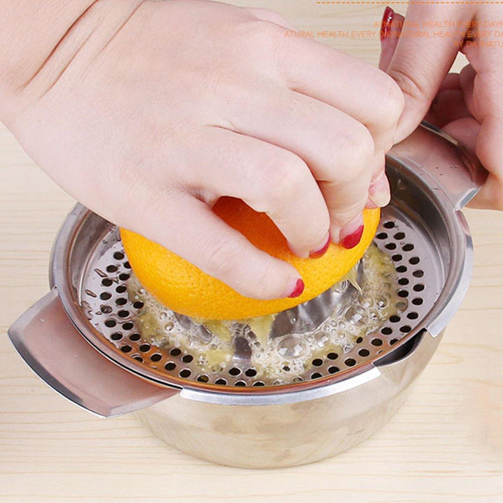 Manual Fruit Juicer Presser Lemon Orange Squeezer Hand Press Citrus Extrusion - MRSLM