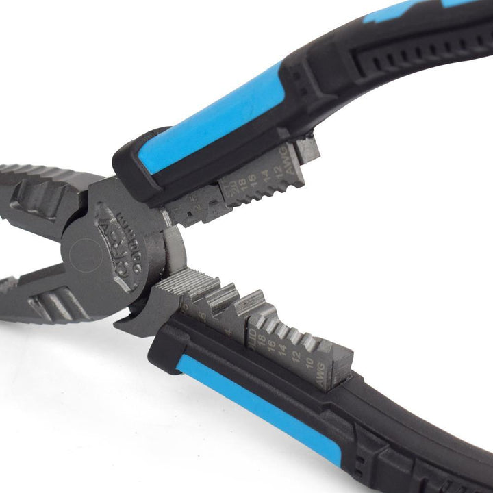 NEWACALOX Pliers Set Wire Pliers Crimping Pliers Wire Stripper Wire Cutters Long Nose Pliers Multi-tool Hand Tools DIY - MRSLM