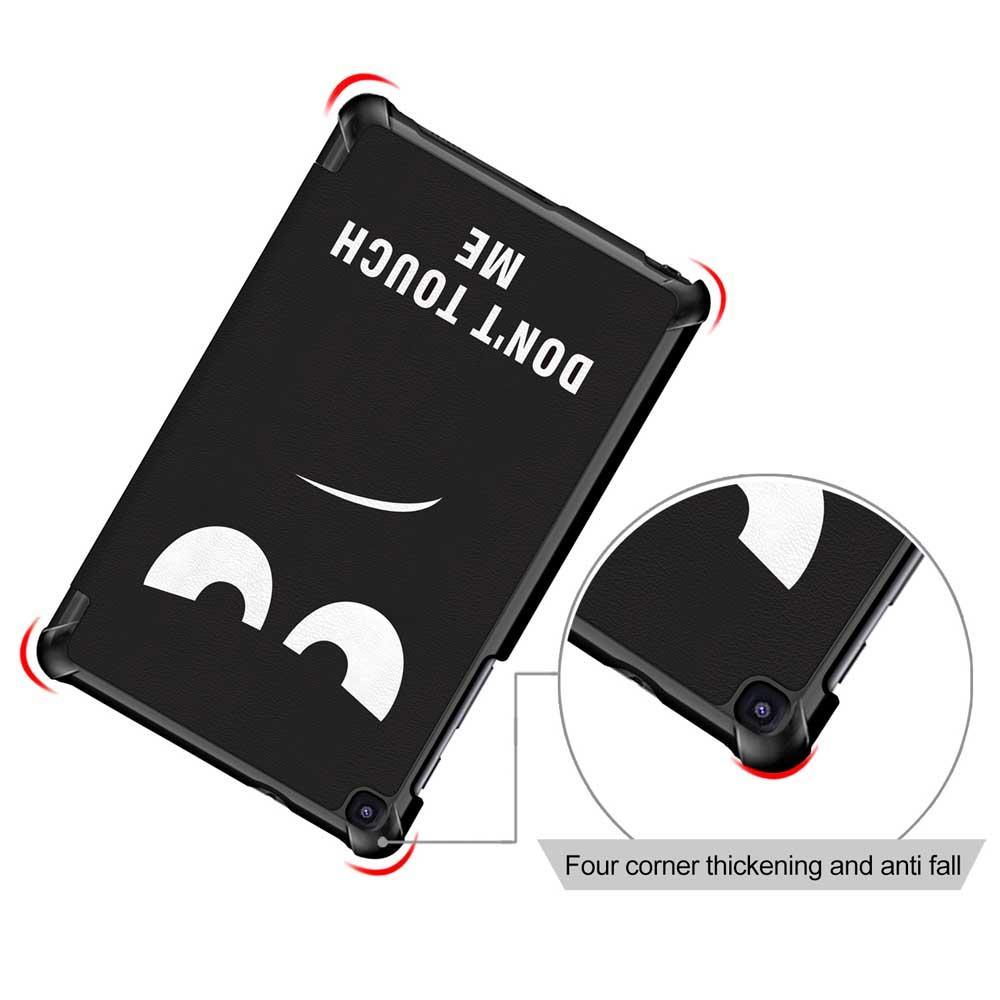 Tri-Fold Pringting Tablet Case Cover for Samsung Galaxy Tab A 8.0 2019 SM-P200 P205 Tablet - Big Eyes - MRSLM