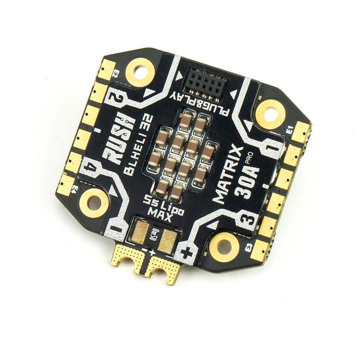 RUSH MINI TANK STACK RUSH CORE F7 & MATRIX 32bit 30A ESC & MINI VTX 25-800MW For FPV Racing Drone 20*20mm - MRSLM