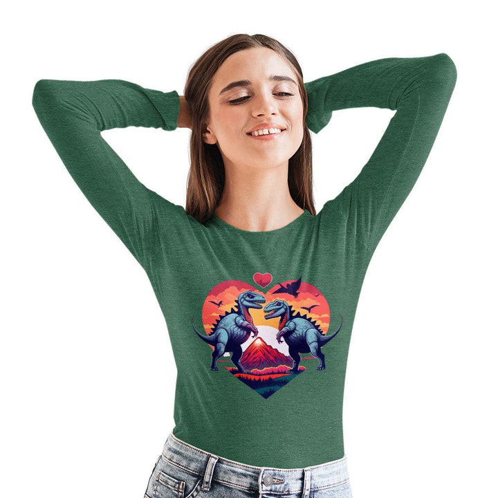 Fantastic Long Sleeve T-Shirt - Animal Cartoon T-Shirt - Colorful Long Sleeve Tee - MRSLM