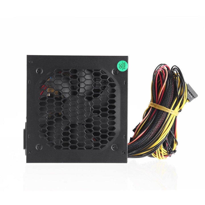 600W Power Supply 12cm Fan 8 Pin PCI SATA 12V Computer Power Supply - MRSLM