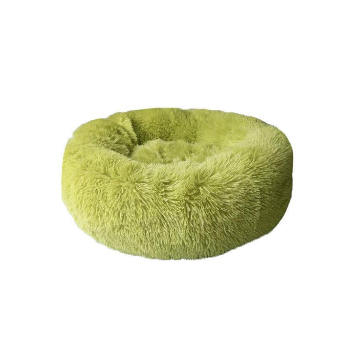 40-100cm Pet Supplies Kennel Round Plush Pet Nest Padded Soft Warm For Cat Bed Mat Pad - MRSLM