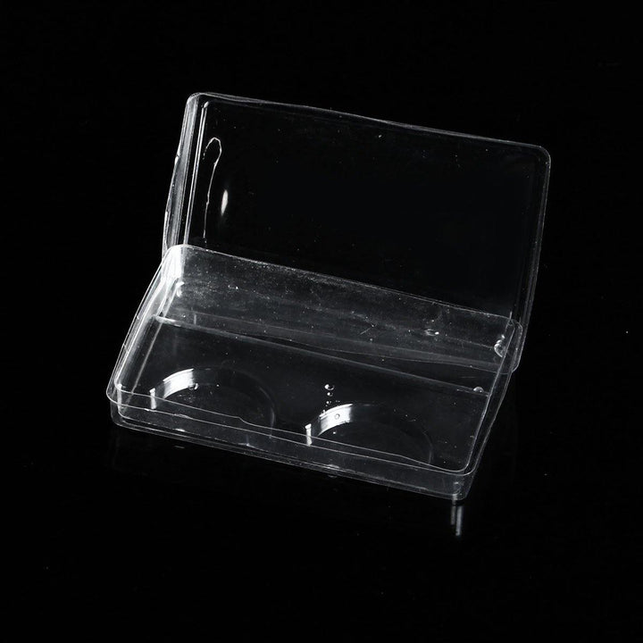 1pc False Eyelashes Packing Box Clear Transparent Reusable Portable Eye Makeup Tools - MRSLM