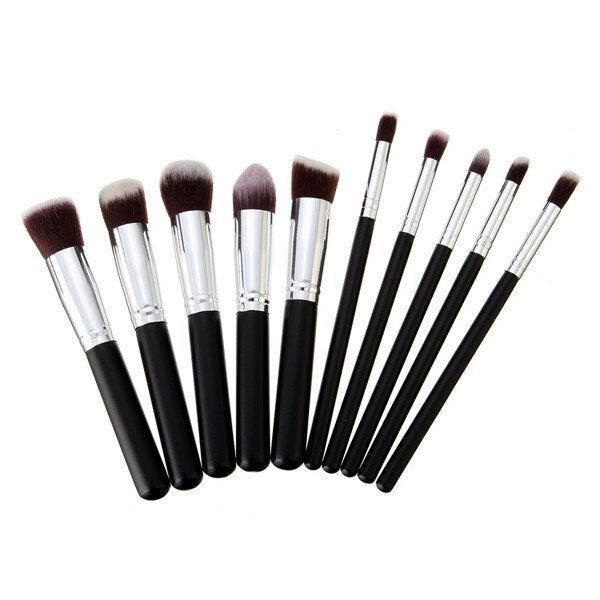 10Pcs Makeup Brushes Kit Set Blush Face Foundation Powder Cosmetic Brush Professional - MRSLM