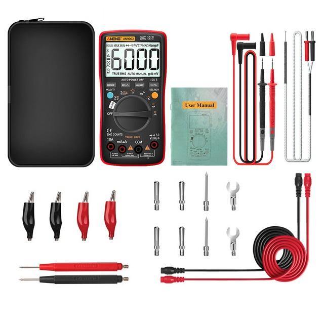 ANENG AN9002 bluetooth Digital Multimeter 6000 Counts Professional Multimetro True RMS AC/DC Current Voltage Tester Auto-Range - MRSLM