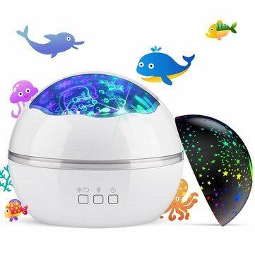 8-Mode LED Night Light Star Sky Projection Lamp TOYS FOR BOYS GIRLS Gift for Kid - MRSLM