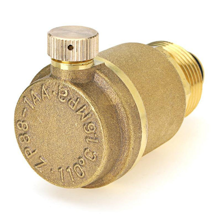 TMOK TK901 Brass Automatic Air Vent Valve Exhaust Safety Pressure Relief Valve for Water Heater HVAC Pipeline System - MRSLM