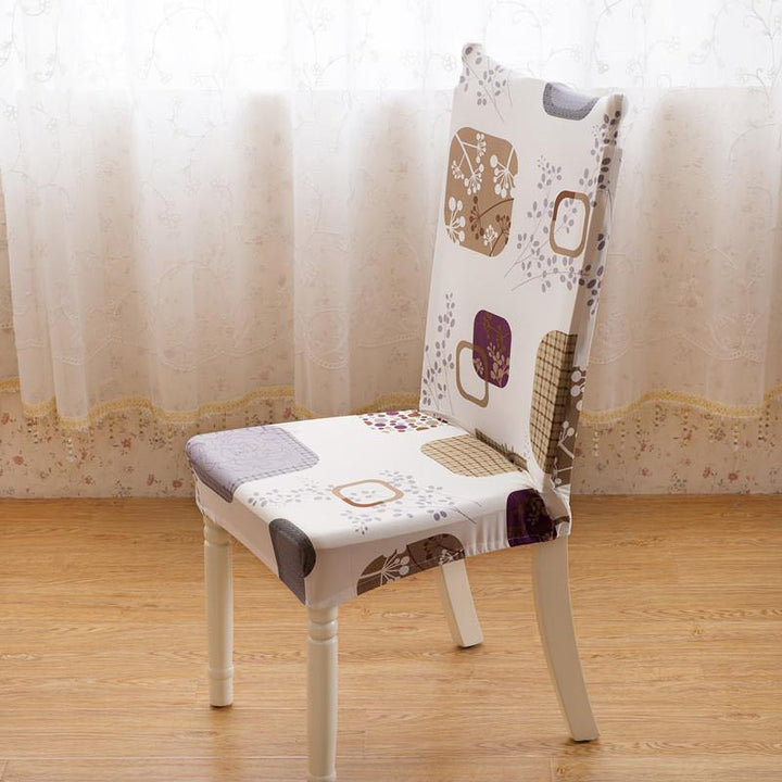 Honana WX-918 Elegant Flower Elastic Stretch Chair Seat Cover Computer Dining Room Home Wedding Decor - MRSLM