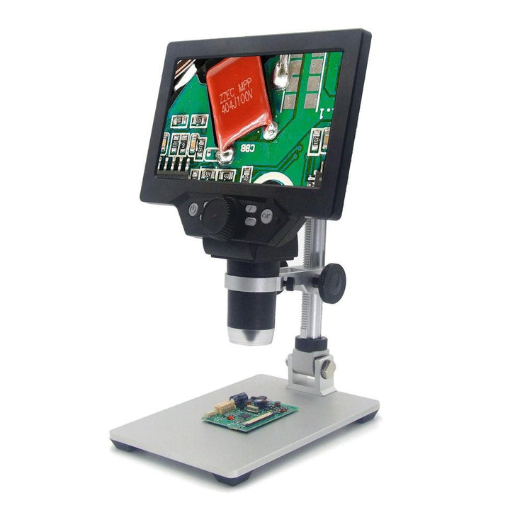 MUSTOOL G1200 Digital Microscope 12MP 7 Inch Large Color Screen Large Base LCD Display 1-1200X Continuous - MRSLM